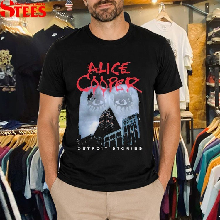 Alice Cooper Detroit Stories T-shirts