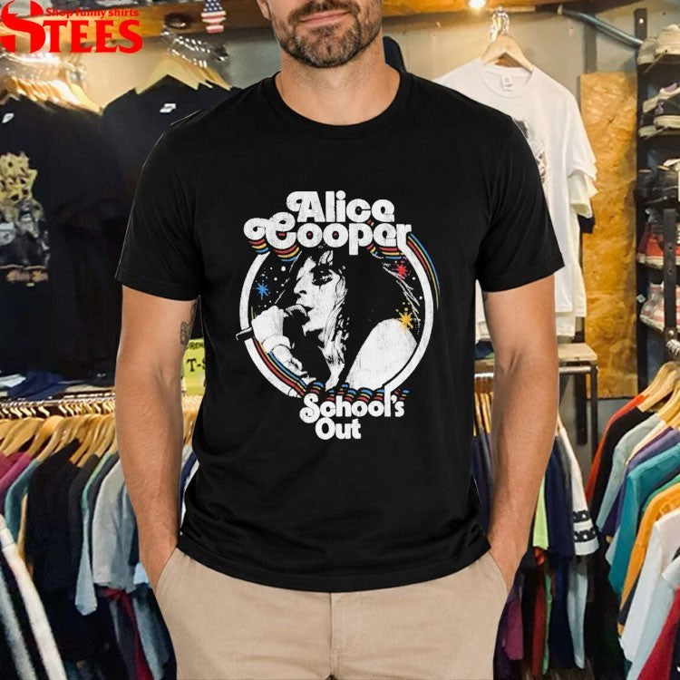 Alice Cooper School’s Out Cosmic Crooner T-shirts