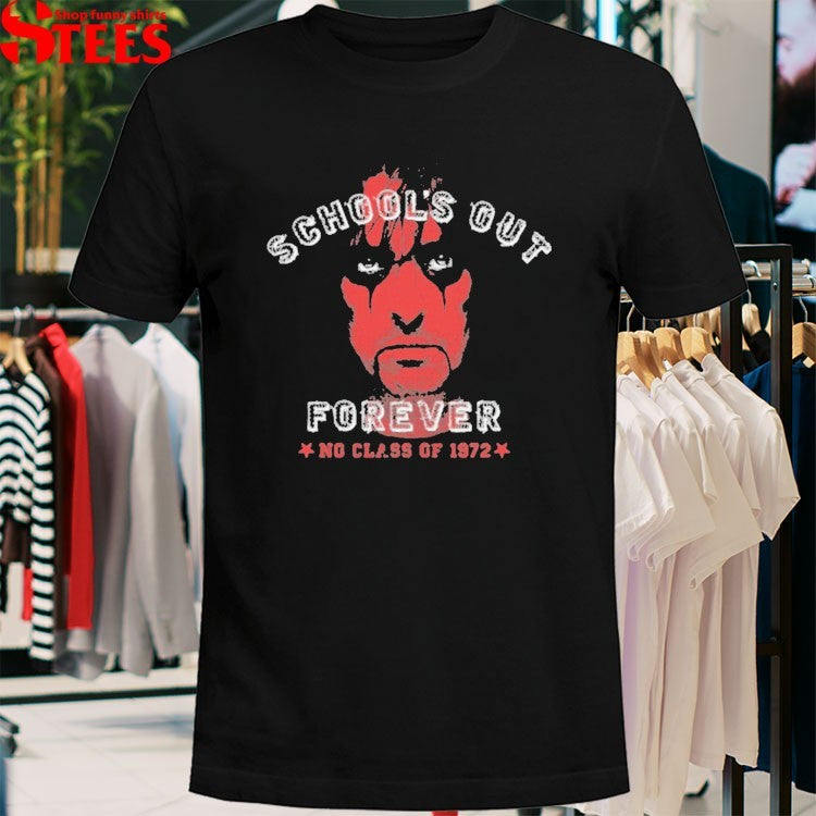 Alice Cooper School’s Out Forever No Class Of 1972 T-shirts