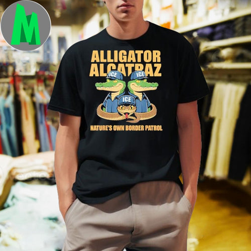 Alligator Alcatraz Ice Nature’s Own Border Patrol T-Shirt