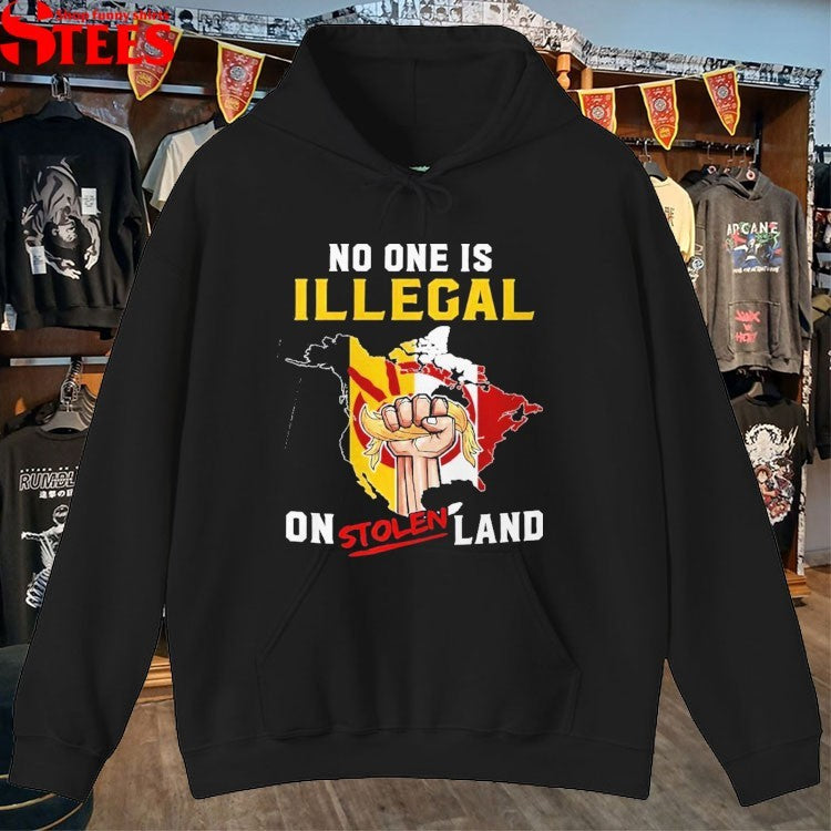 American Indian Movement No One Is Illegal On Stolen Land T-shirt