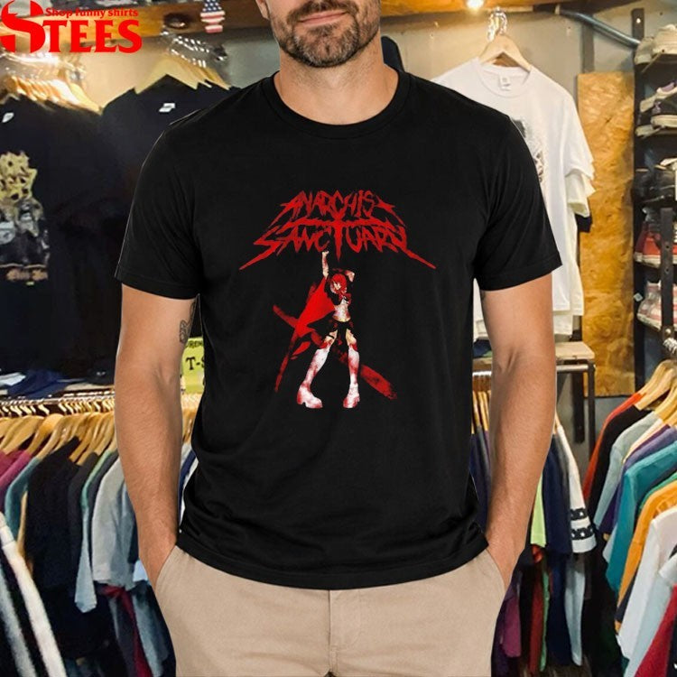 Anarchist Sanctuary The Skull T-shirts