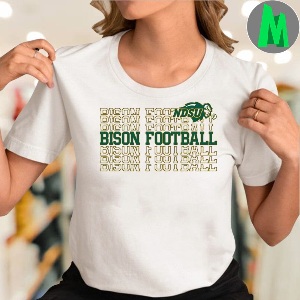BISON FOOTBALL By College House Logo Shirt