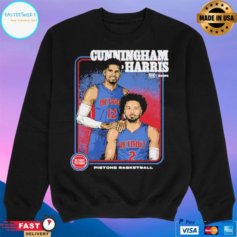 Cade Cunningham And Tobias Harris Detroit Pistons Basketball Step Brothers T-shirt