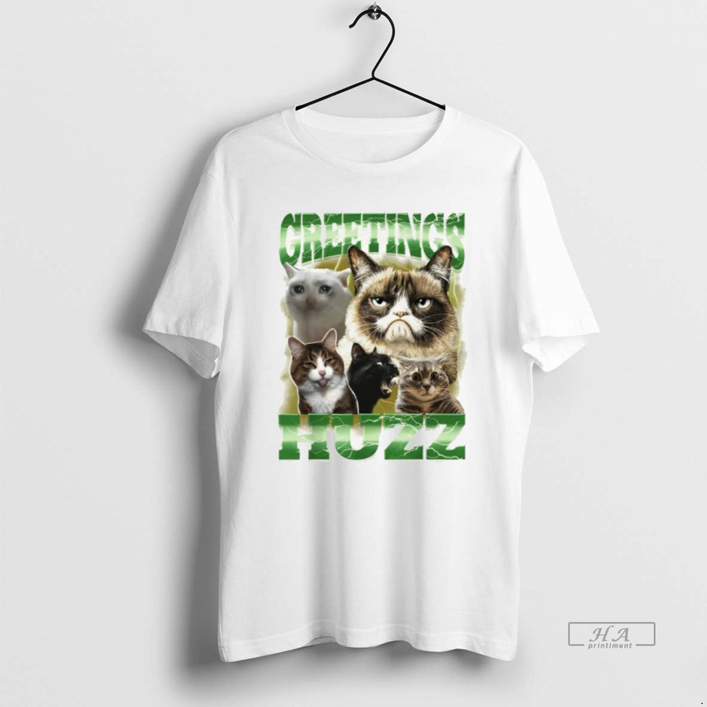 Official Cat Meme Greetings Huzz Graphic