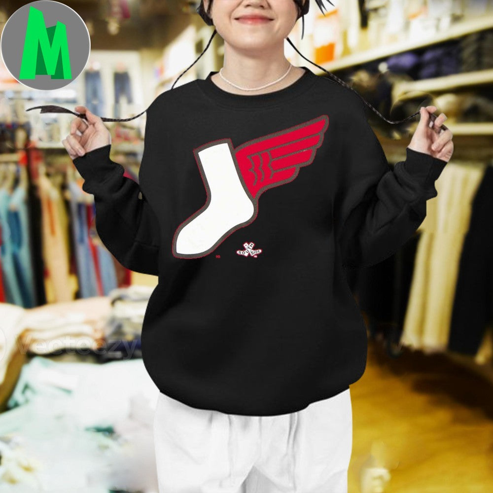Chicago White Sox New Era 2025 City Connect Winged Sock Logo Shirt