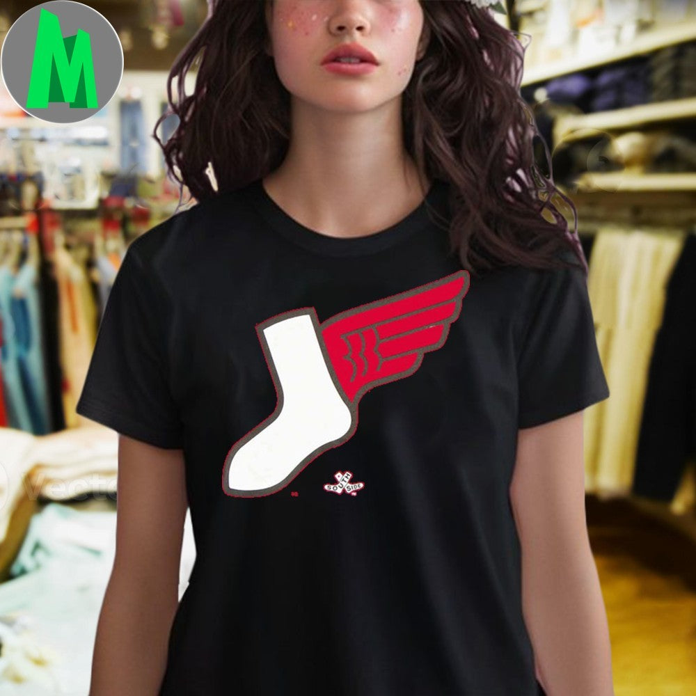Chicago White Sox New Era 2025 City Connect Winged Sock Logo Shirt