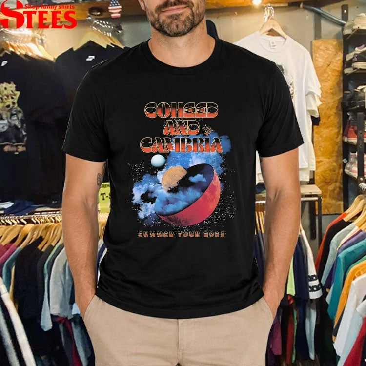 Coheed And Cambria Summer Tour 2025 Constellation T-shirts
