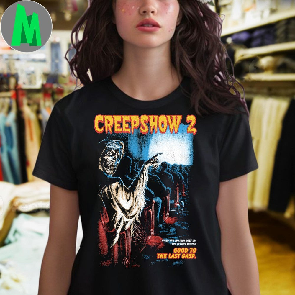 Creepshow 2 Good to the Last Gasp Classic Horror Movie Poster T-Shirt