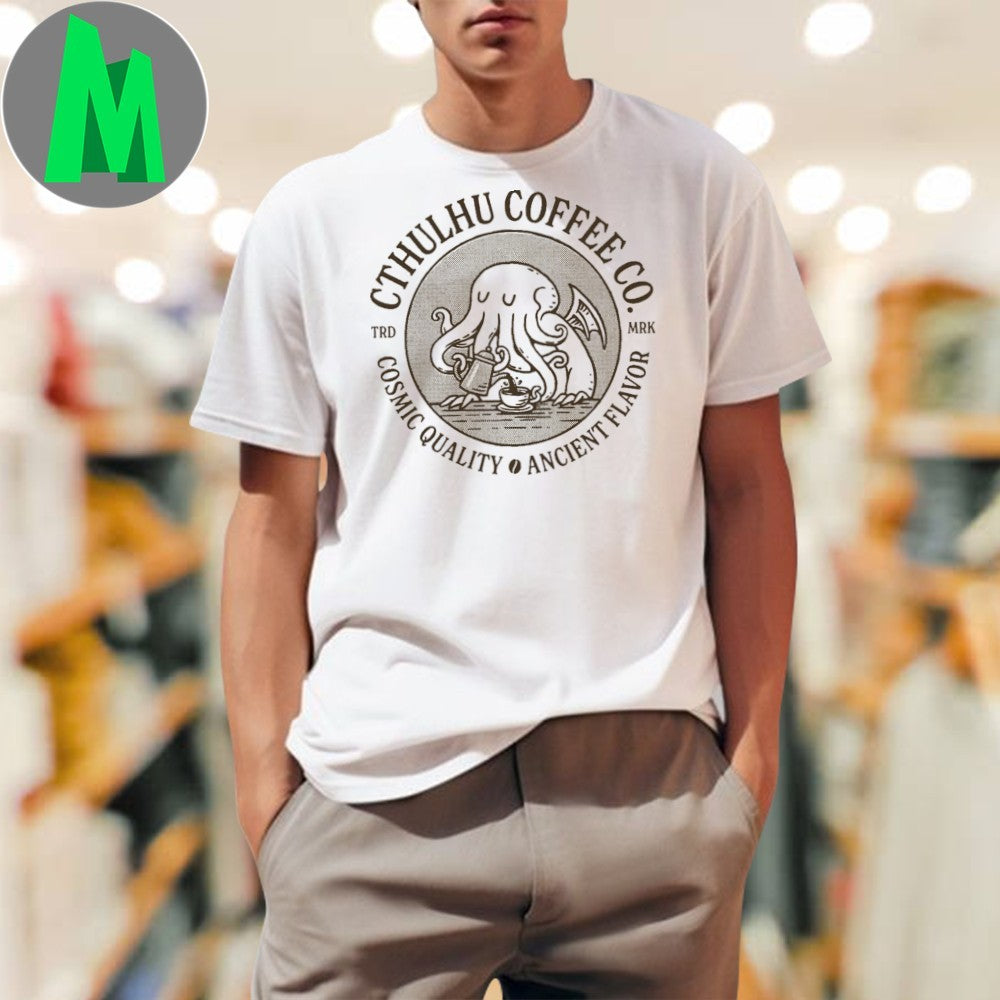 Cthulhu Coffee Co Cosmic Quality Ancient Flavor Shirt