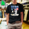 DIBS on the Moon Astronaut & Eagle American Flag T-Shirt