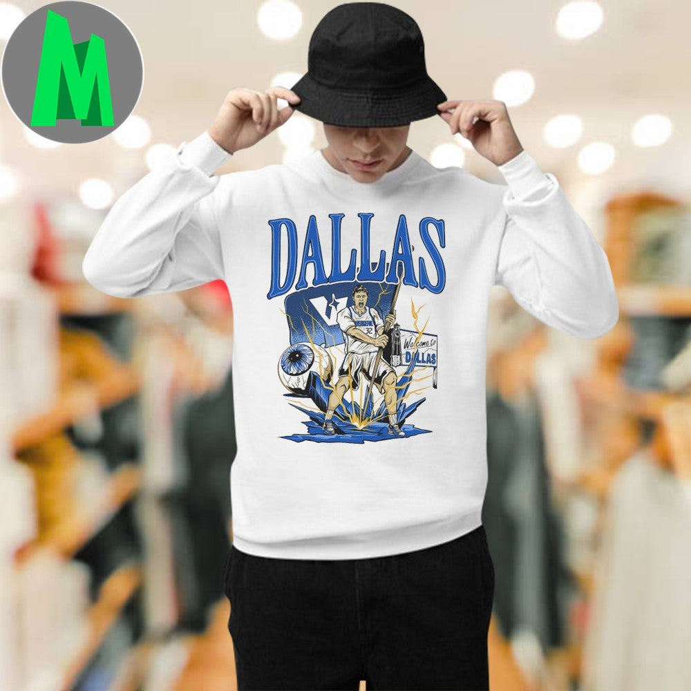 Dallas Mavericks Welcome To Dallas NBA Basketball Player Shirt