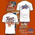 Detroit Tigers MLB All-Star Game Atlanta 2025 Player Roster Two-Sided T-Shirt
