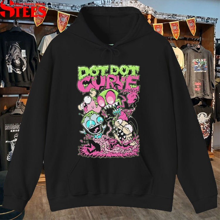 Dot Dot Curve Zim Did It T-shirts