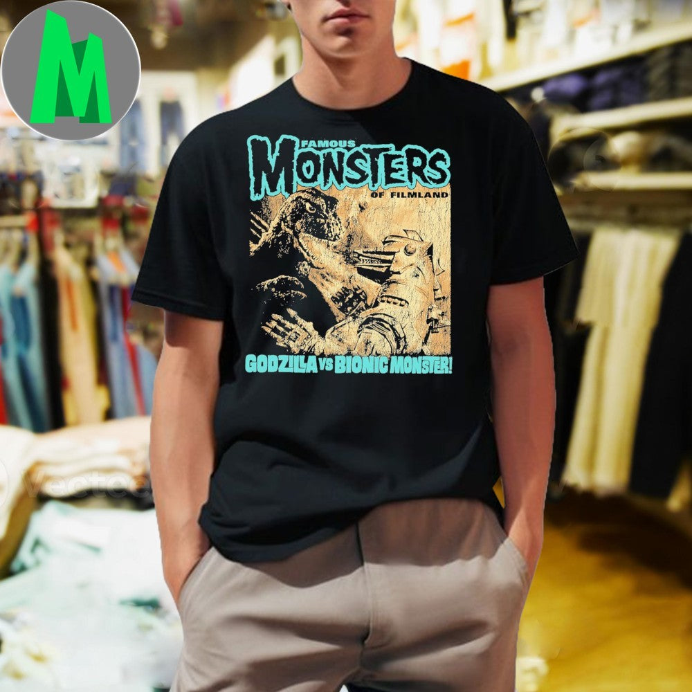 Famous Monsters of Filmland Godzilla vs. Bionic Monster SDCC Exclusive T-Shirt