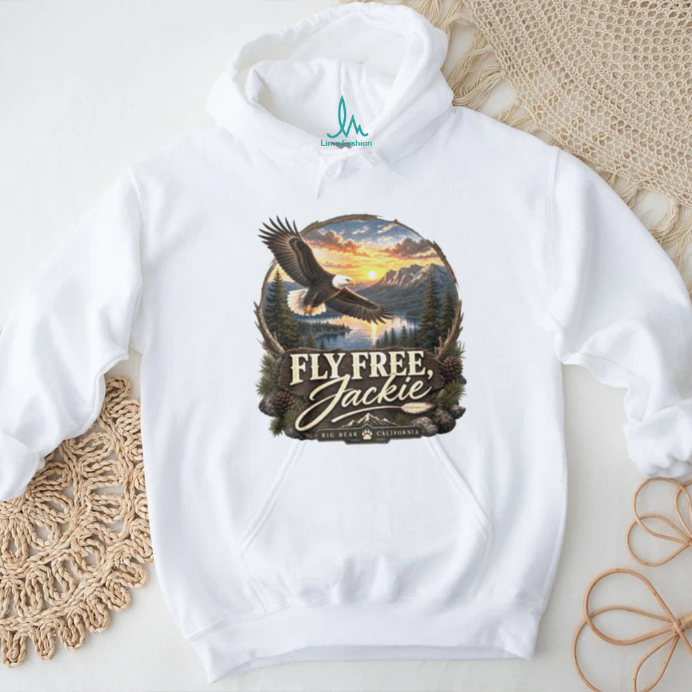 Fly Free Jackie Big Bear Eagle Memorial Shirt