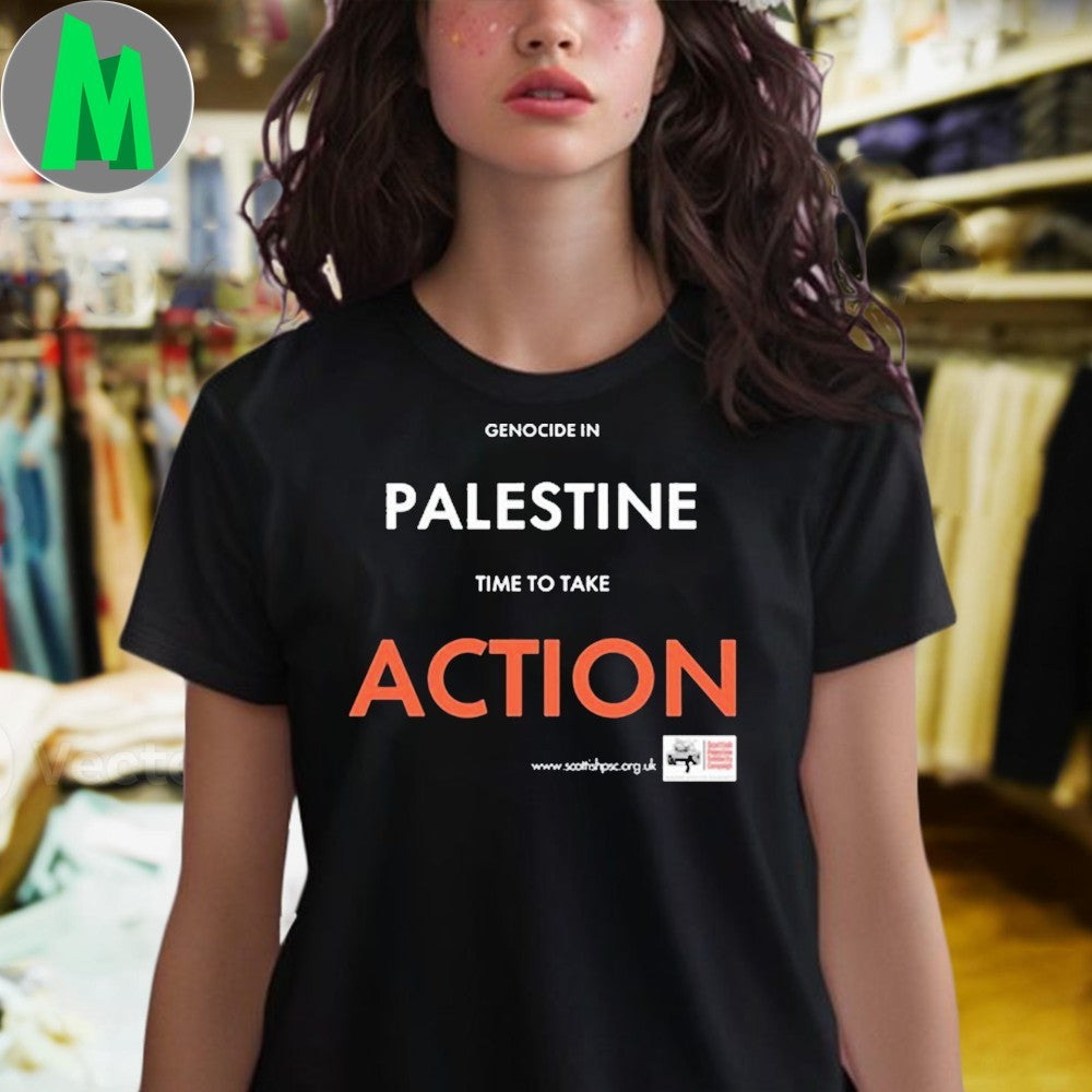 Genocide In Palestine Time To Take Action Activist T-Shirt