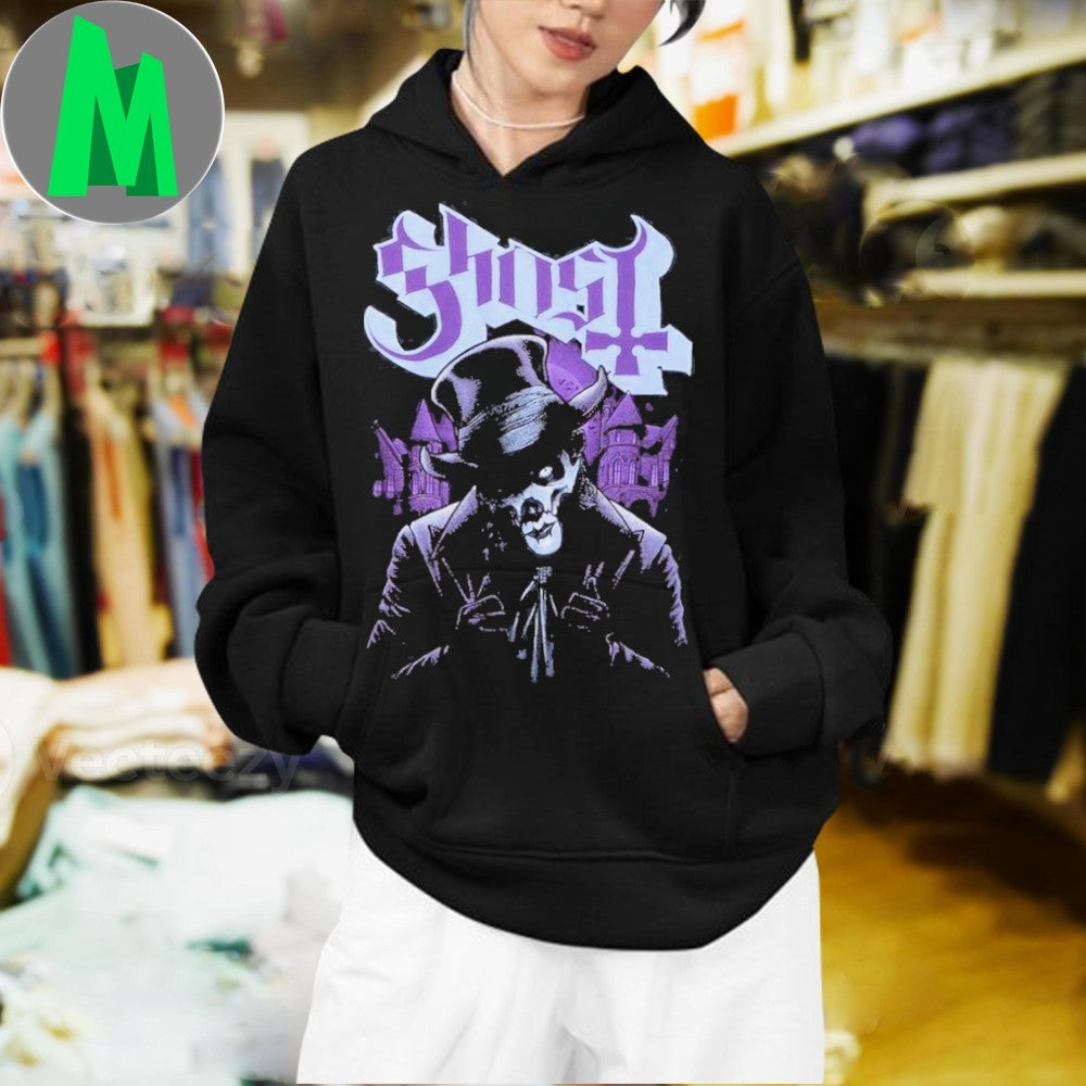 Ghost Papa Emeritus IV Impera Top Hat Graphic T-Shirt