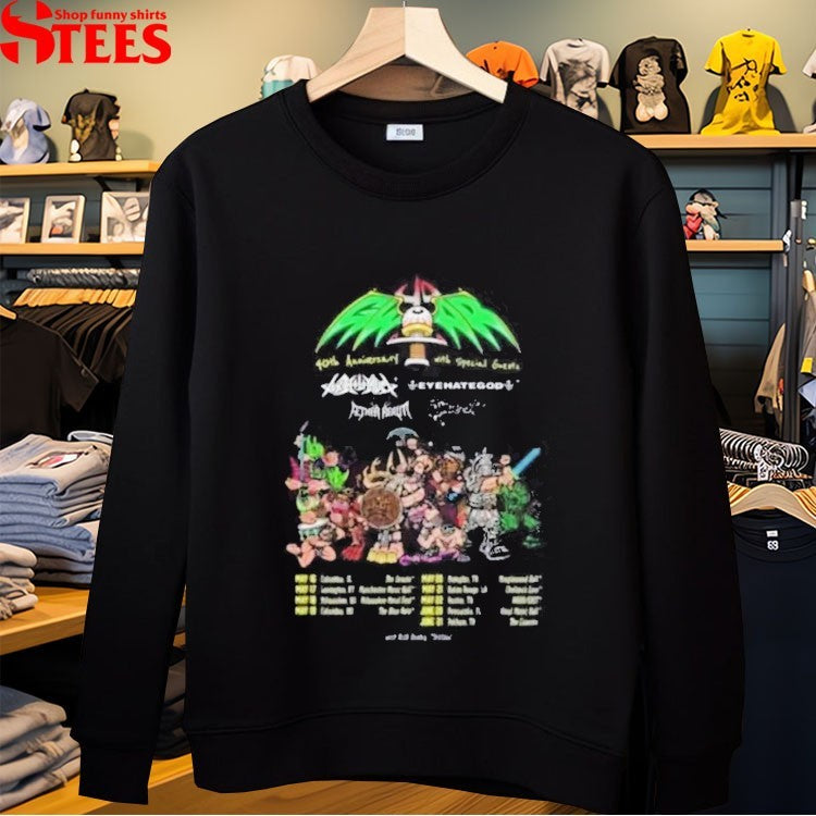 Gwar 40th Anniversary With Special Guests Tour Eye T-shirts