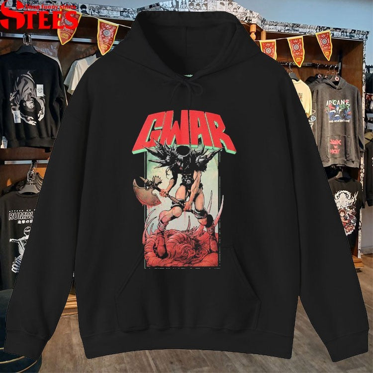 Gwar Balsac The Jaws Of Death Axe T-shirts