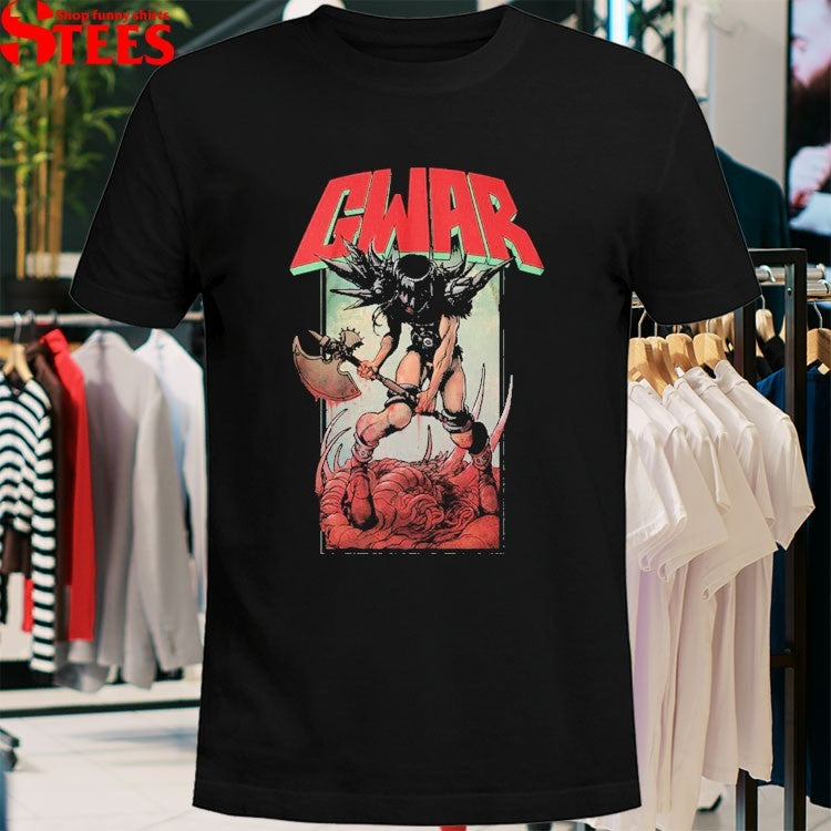 Gwar Balsac The Jaws Of Death Axe T-shirts
