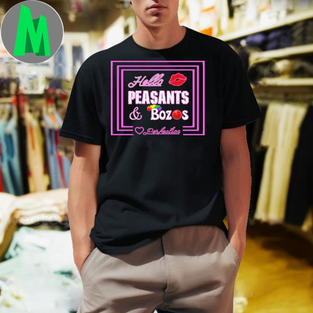 Hello Peasants & Bozos Perfoclion Light Shirt