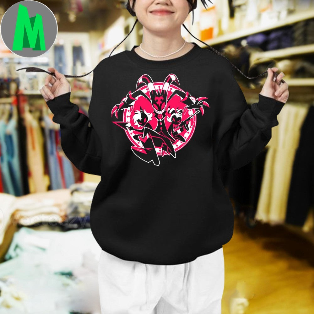 Helluva Boss Blitzo Moxxie Millie Art T-Shirt