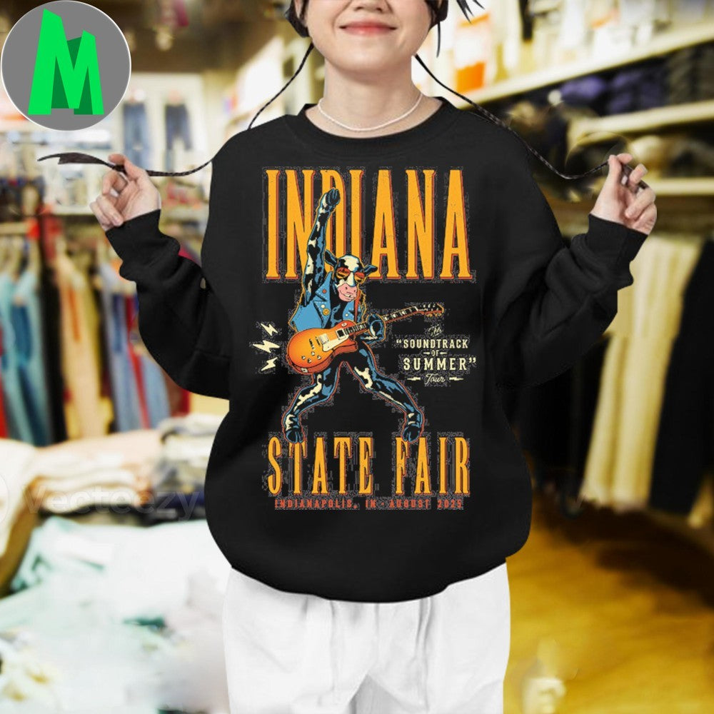 Indiana State Fair Rock & Roll Cow T-Shirt
