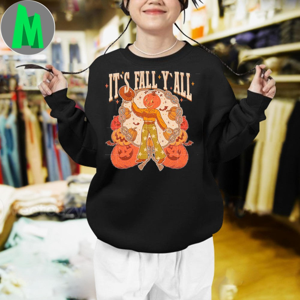 It’s Fall Yall Pumpkins Halloween Shirt
