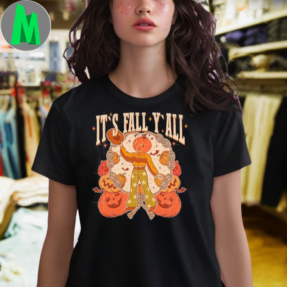 It’s Fall Yall Pumpkins Halloween Shirt