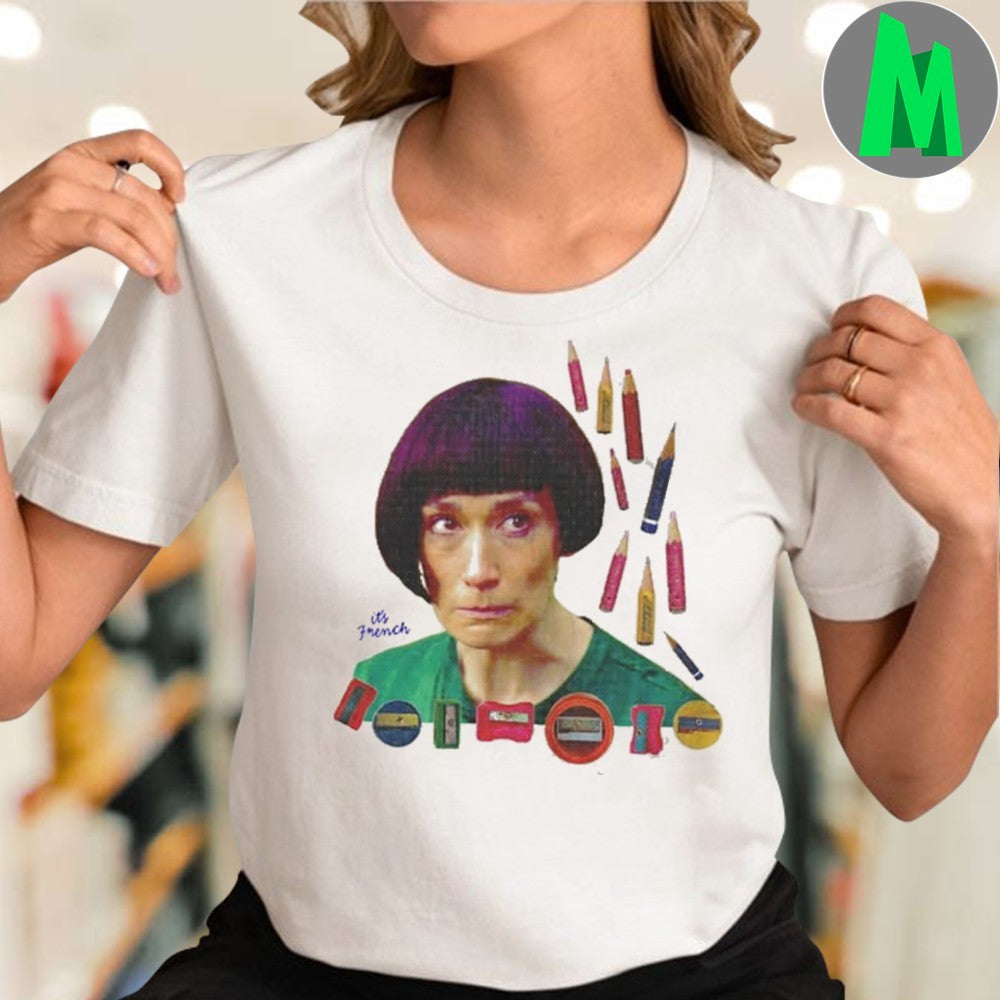 It’s French Stylized Portrait & Pencil Shirt