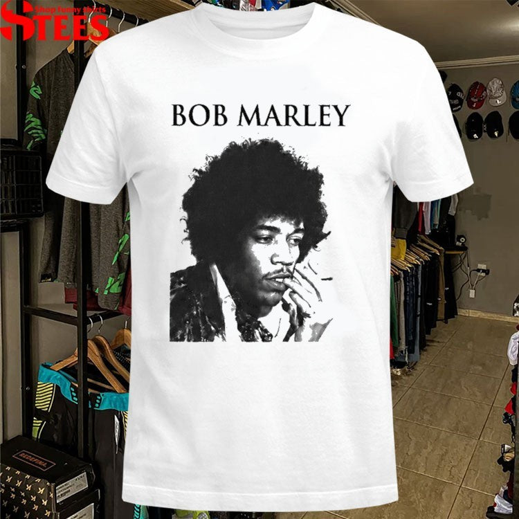 Jesse Williams Bob Marley Jimi Hendrix T-shirt