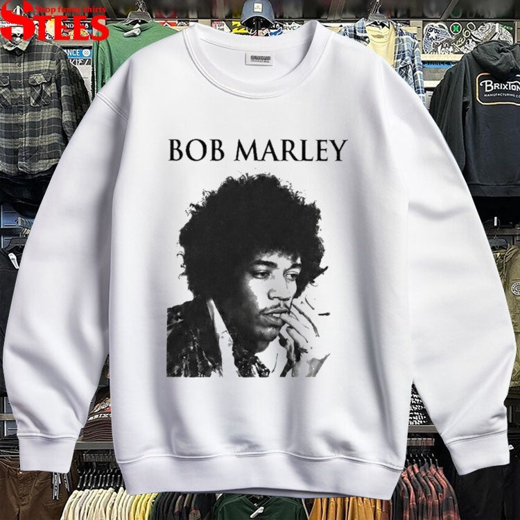Jesse Williams Bob Marley Jimi Hendrix T-shirt