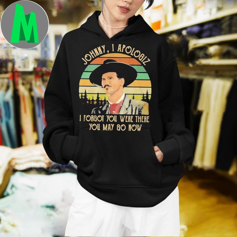 Johnny, I Apologize Tombstone Movie Quote T-Shirt – Western Film Fan Apparel