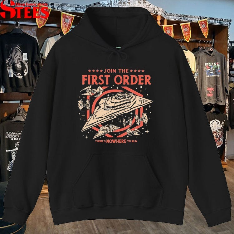 Join The First Order There’s Nowhere To Run Dark Side T-shirts