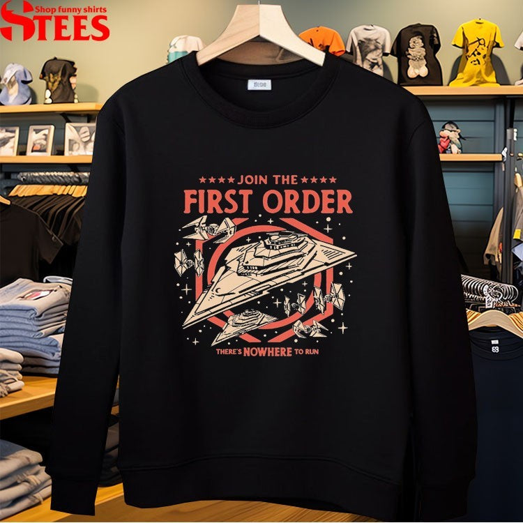 Join The First Order There’s Nowhere To Run Dark Side T-shirts