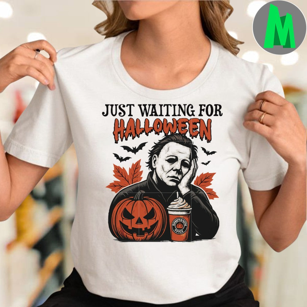 Just waiting for halloween jason voorhees Shirt