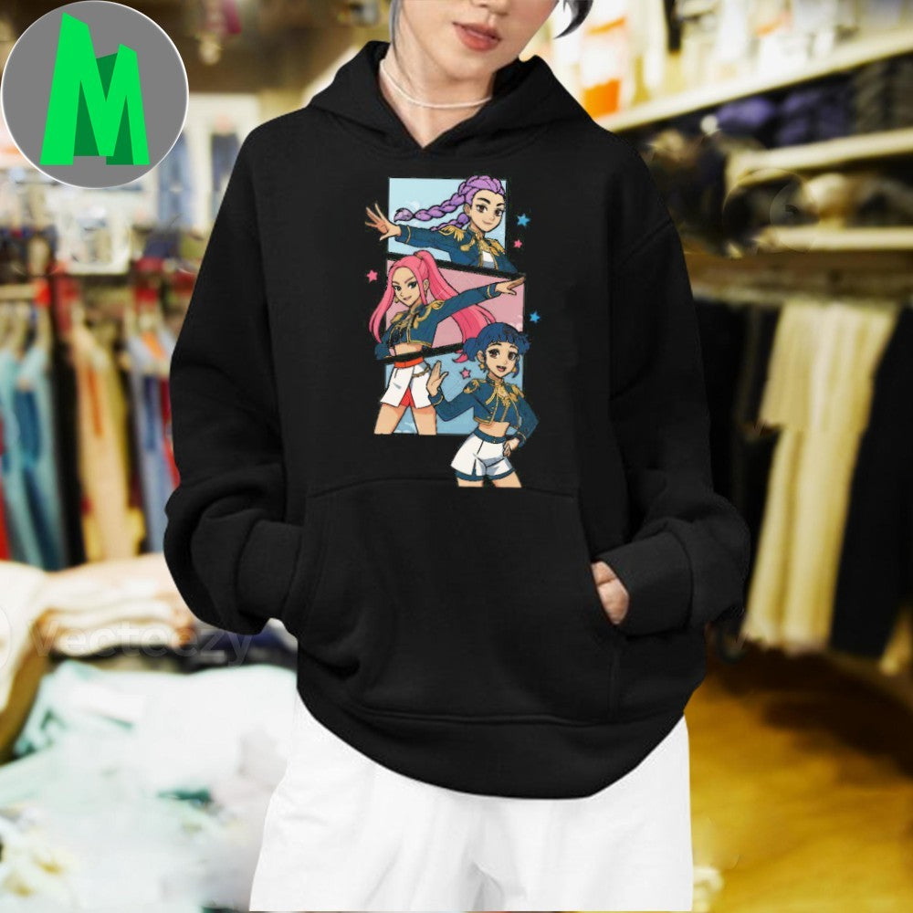 KPop Huntrix Anime Girl Group Graphic T-Shirt