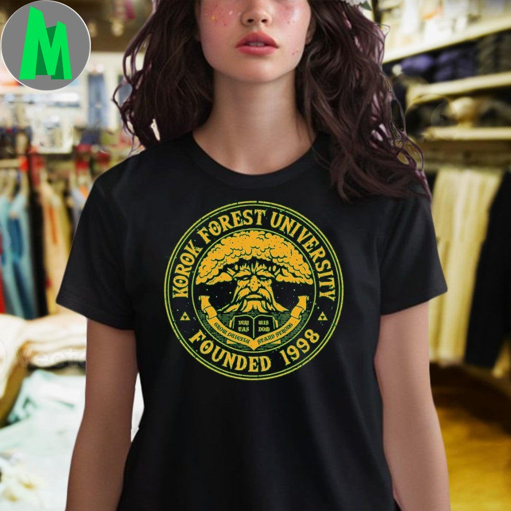 Korok Forest University Legendary Wisdom Tree Logo T-Shirt