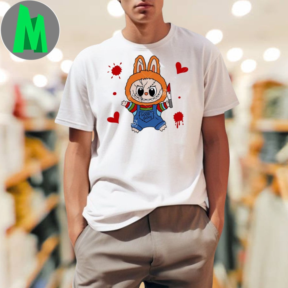 Labubu Chucky The Monsters Halloween Labubu Horror Shirt