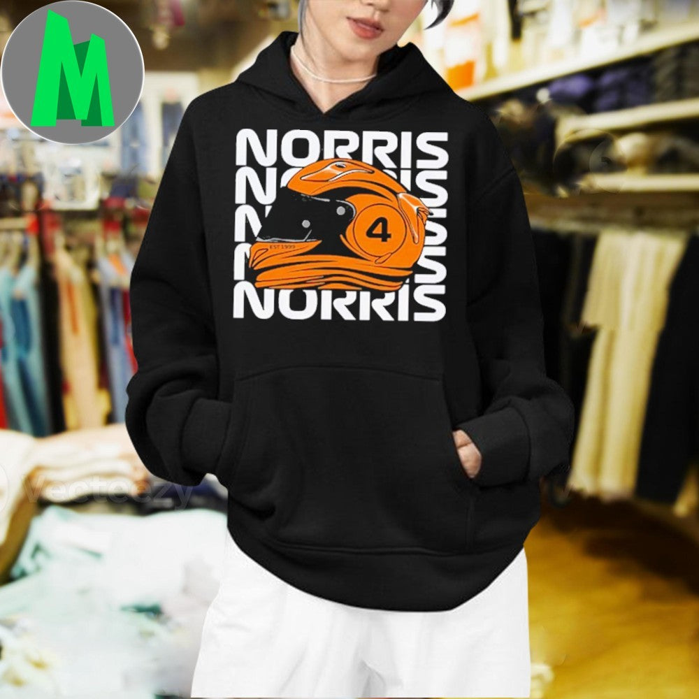 Lando Norris F1 Racing Helmet #4 Graphic Shirt