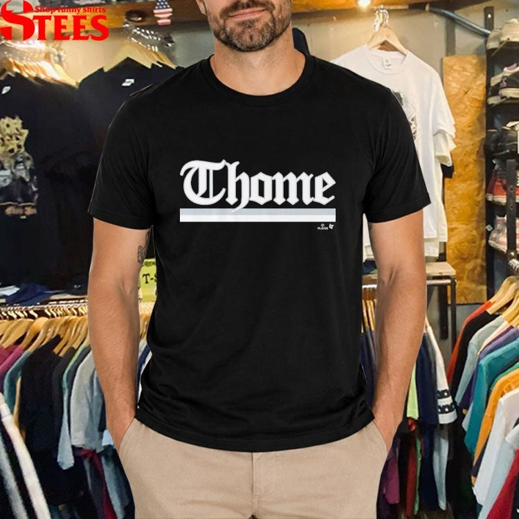 Landon Thome Chicago Team Name Text T-shirt