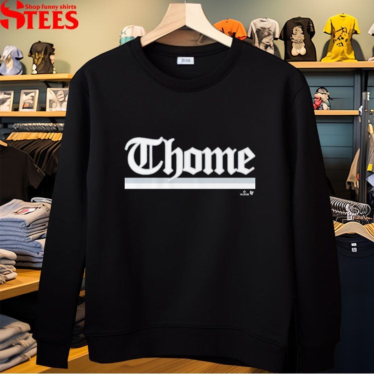 Landon Thome Chicago Team Name Text T-shirt