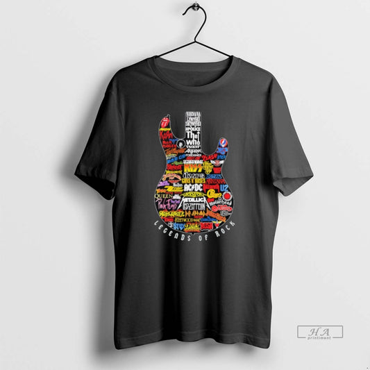 Official Legends Of Rock Collections Etc Colorful Guitar