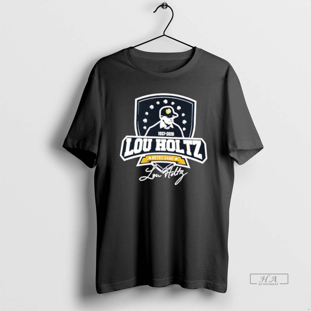 Official Lou Holtz Coach Of Notre Dame Fighting Irish Rip 1937 2026 Signature