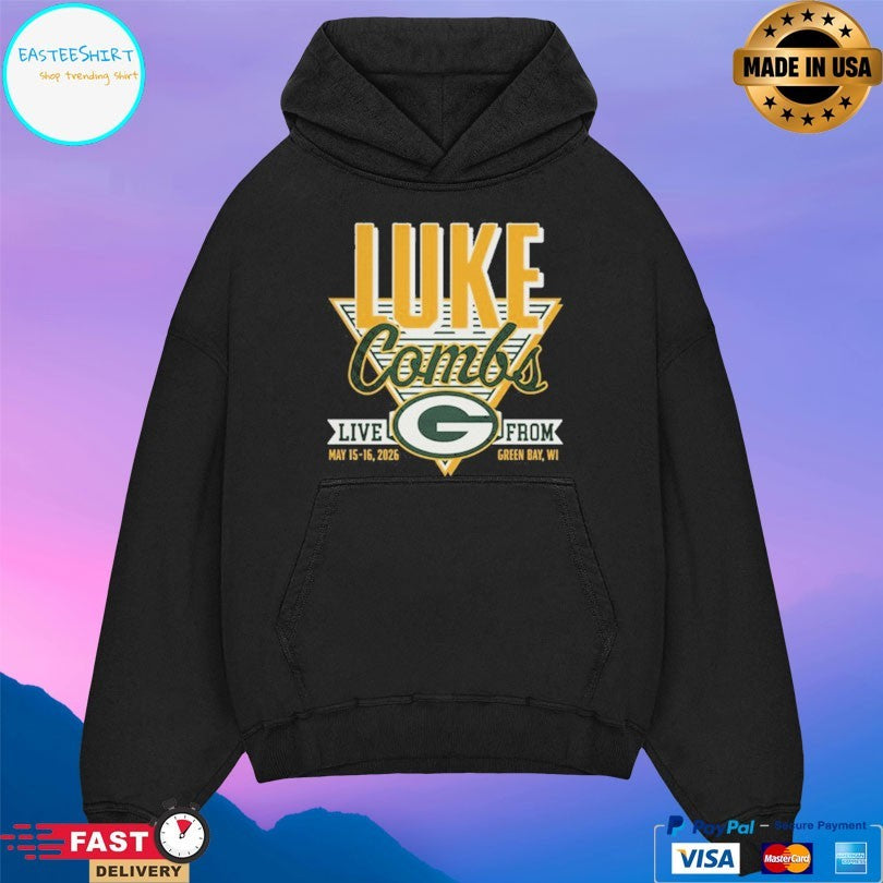 Luke Combs Show In Green Bay Wi Live From May 15-16 2026 T-shirt