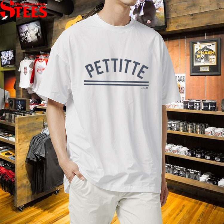 Luke Pettitte New York Team Name Text T-shirt