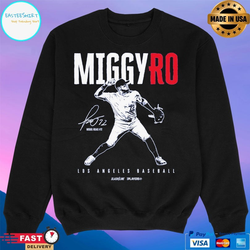 Miggy Ro Miguel Rojas Los Angeles Dodgers Baseball Signature T-shirt