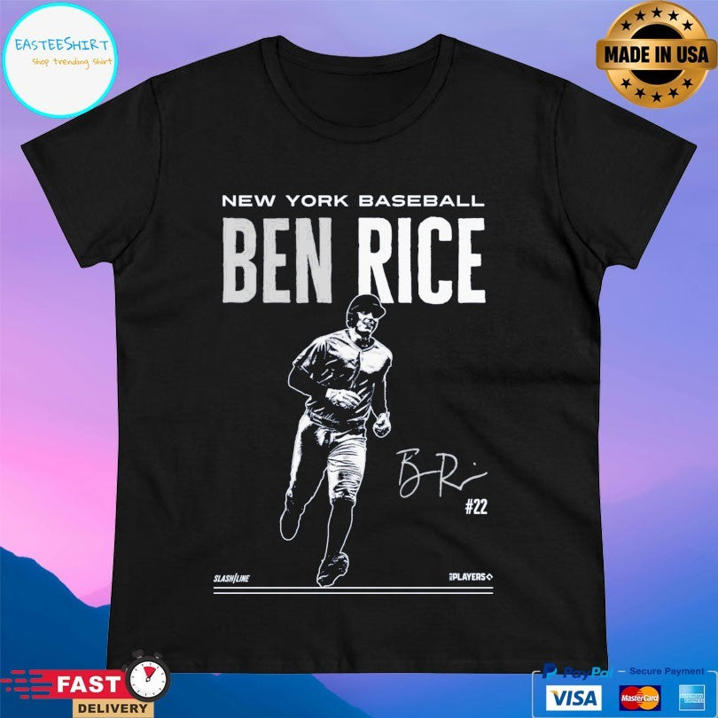 New York Baseball Ben Rice #22 New York Yankees T-shirt