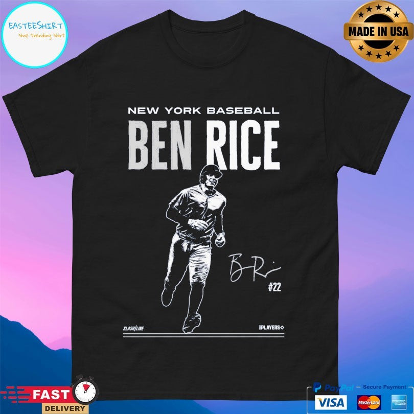 New York Baseball Ben Rice #22 New York Yankees T-shirt